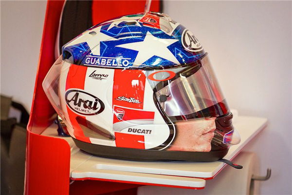 Hayden's 'Easy Rider' helmet