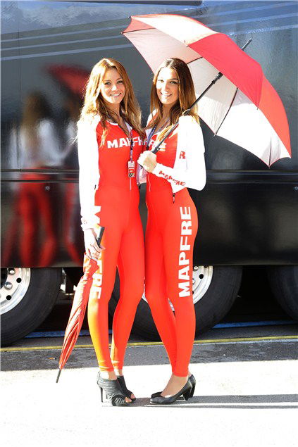 MotoGP grid girl pictures Valencia 2012