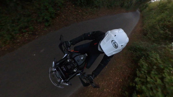 riding with the Arai Tour-X4