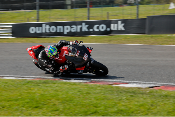 Josh Brookes, 2022 Oulton Park BSB test. [credit: Ian Hopgood Photography]