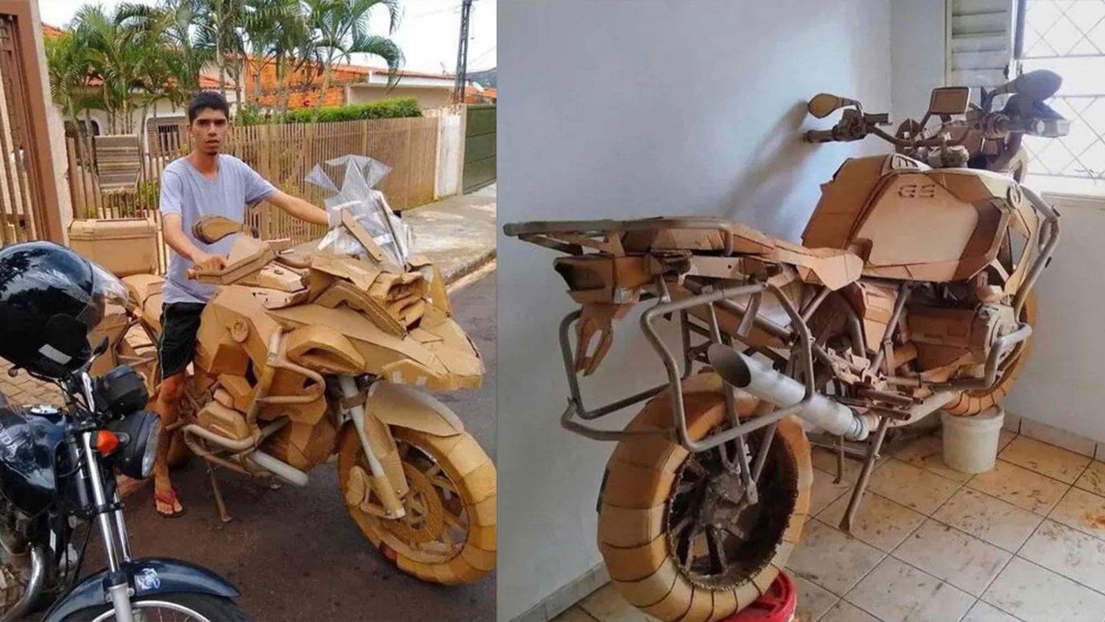 cardboard r 1250 gs adventure