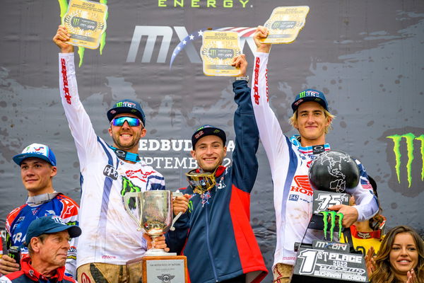 Eli Tomac, Justin Cooper, Chase Sexton, 2022 Motocross of Nations. - Yamaha