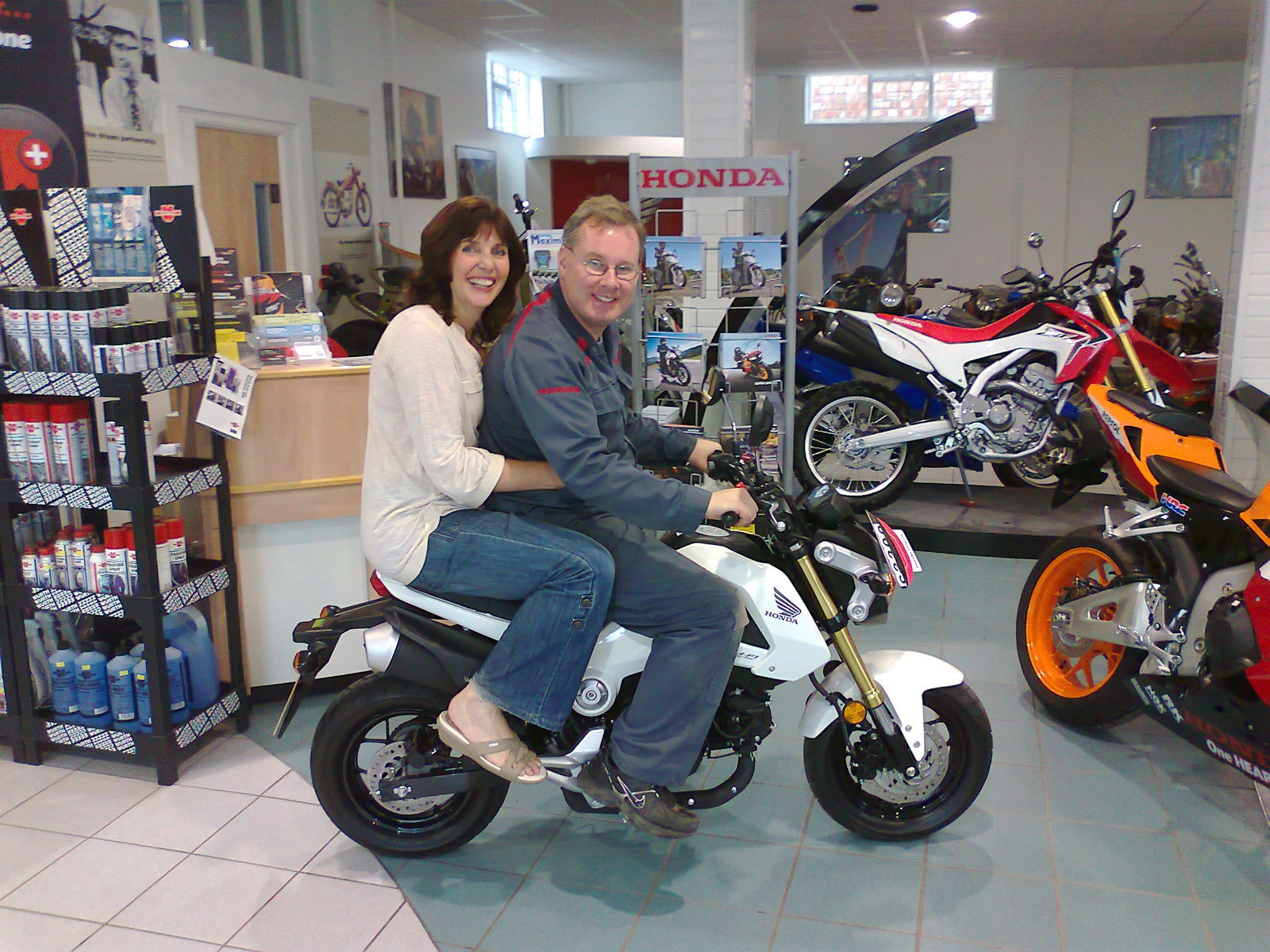 Crewe Honda Roger and Julie Morris