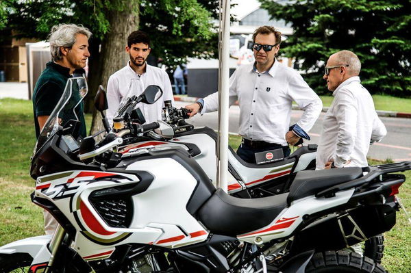 MV Agusta Lucky Explorer at 2023 Dakar Rally presentation in Schiranna.