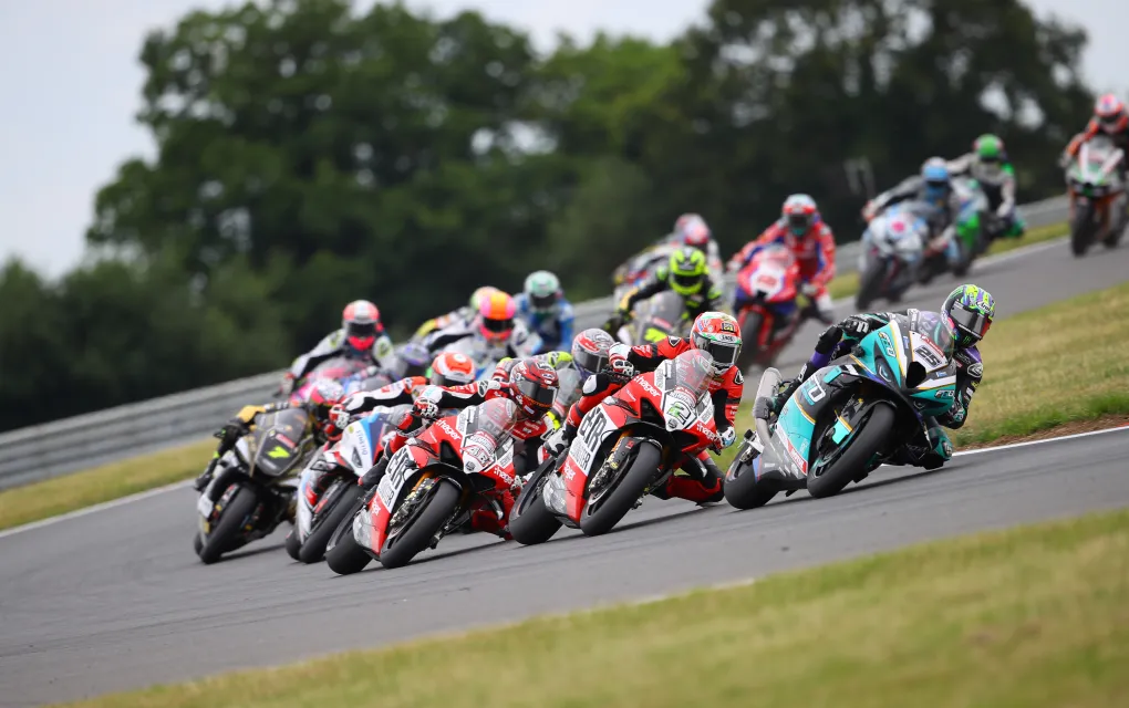 Josh Brookes leads BSB field, 2023 Snetterton BSB. - FHO Racing