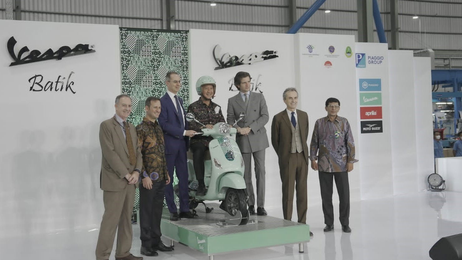 Piaggio Indonesian production facility opening.