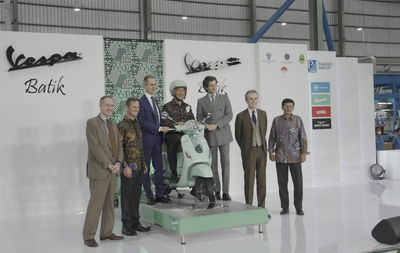 Piaggio Indonesian production facility opening.