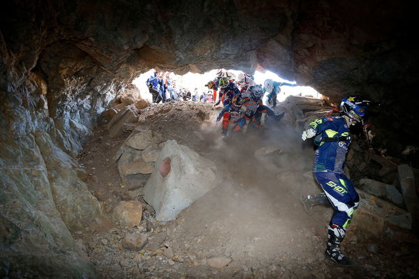 This is the weirdest start to an Enduro race we’ve ever seen!