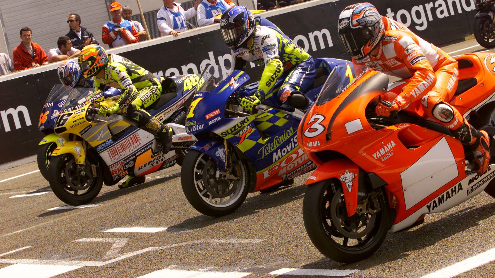 500cc MotoGP Nakano Biaggi Rossi