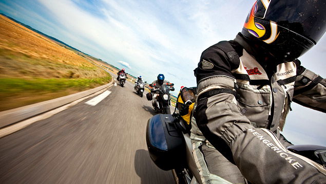 BMW K1300GT, Honda VFR800, Suzuki Hayabusa, KTM 990SMT