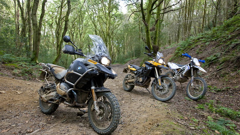 Woodstock - Big BMWs offroad: 450 X, F800 GS & R1200 GS