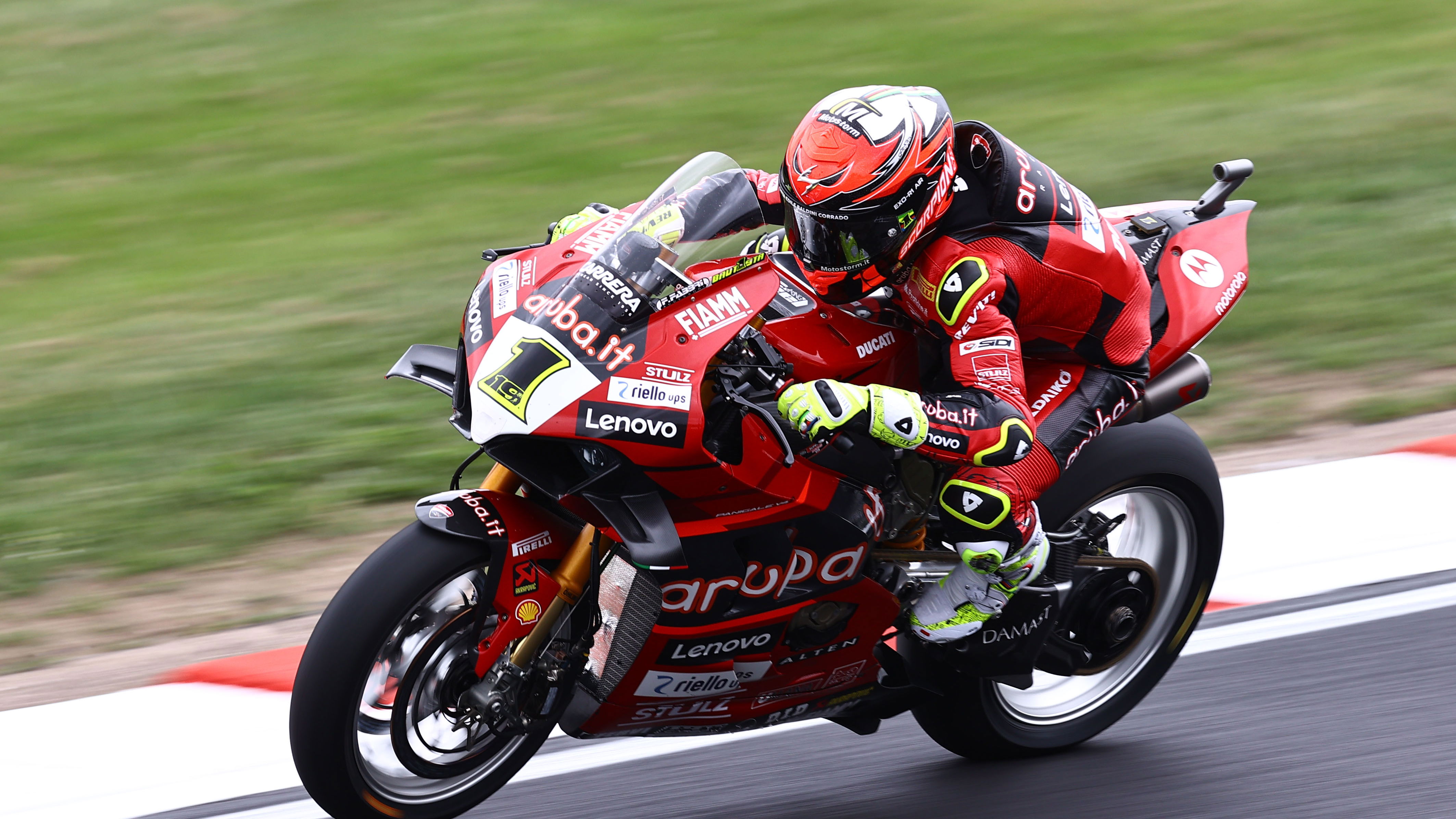 Alvaro Bautista, 2023 UK WorldSBK. - Gold and Goose