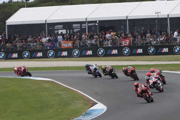 MotoGP field, 2023 Australian Grand Prix. - Gold and Goose