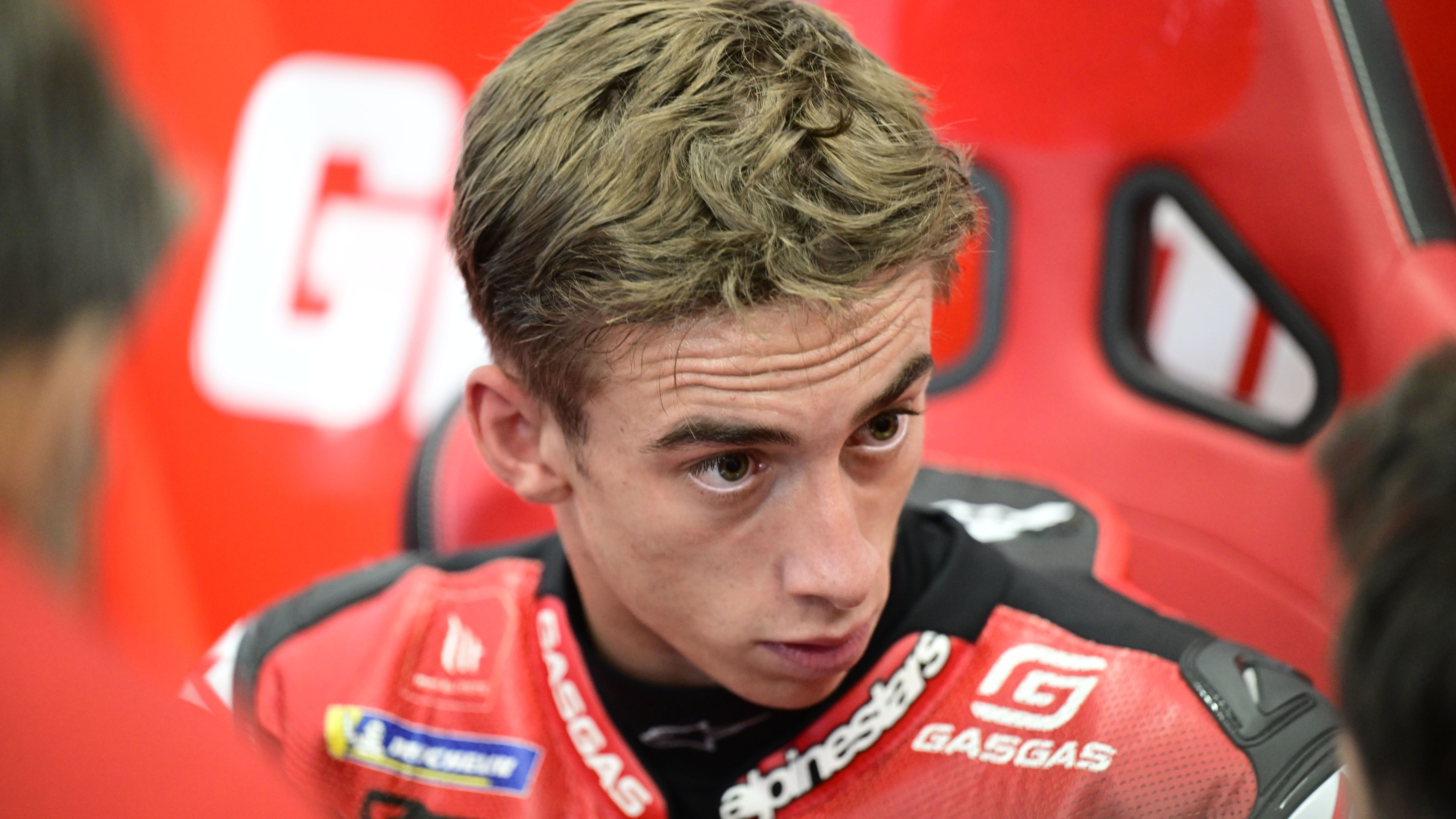 Pedro Acosta, 2024 MotoGP Valencia test. - Gold and Goose