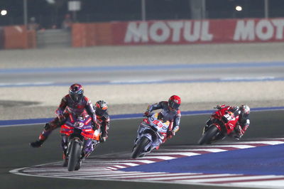 Jorge Martin leads 2024 MotoGP Qatar Sprint. - Gold and Goose