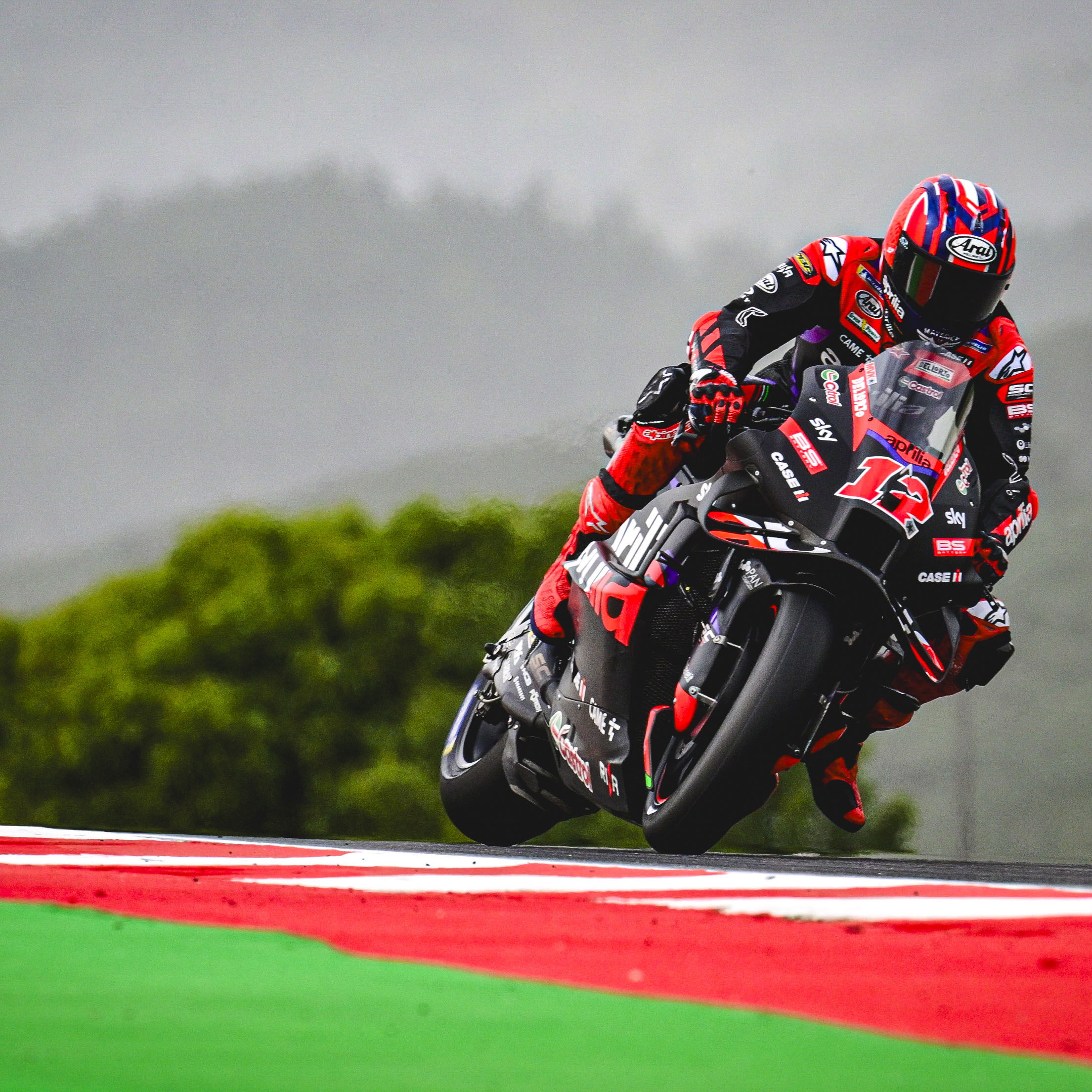 Maverick Vinales, 2024 MotoGP Portuguese Grand Prix. - Gold and Goose