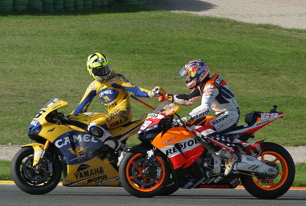 Nicky Hayden, Valentino Rossi