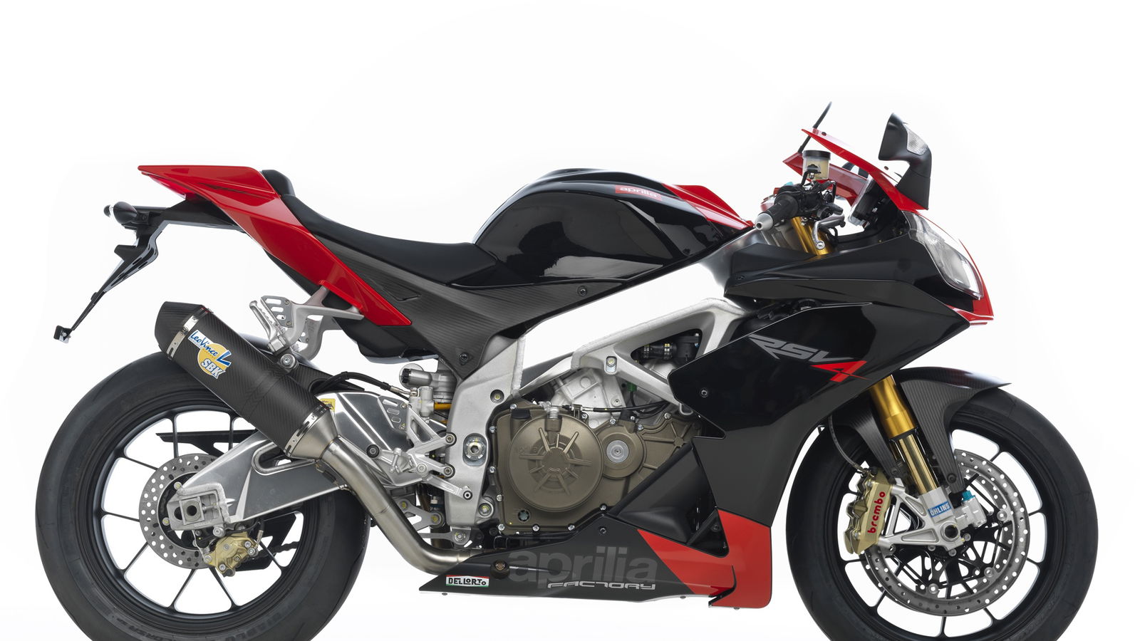 Leo Vince release RSV4 exhaust goodness