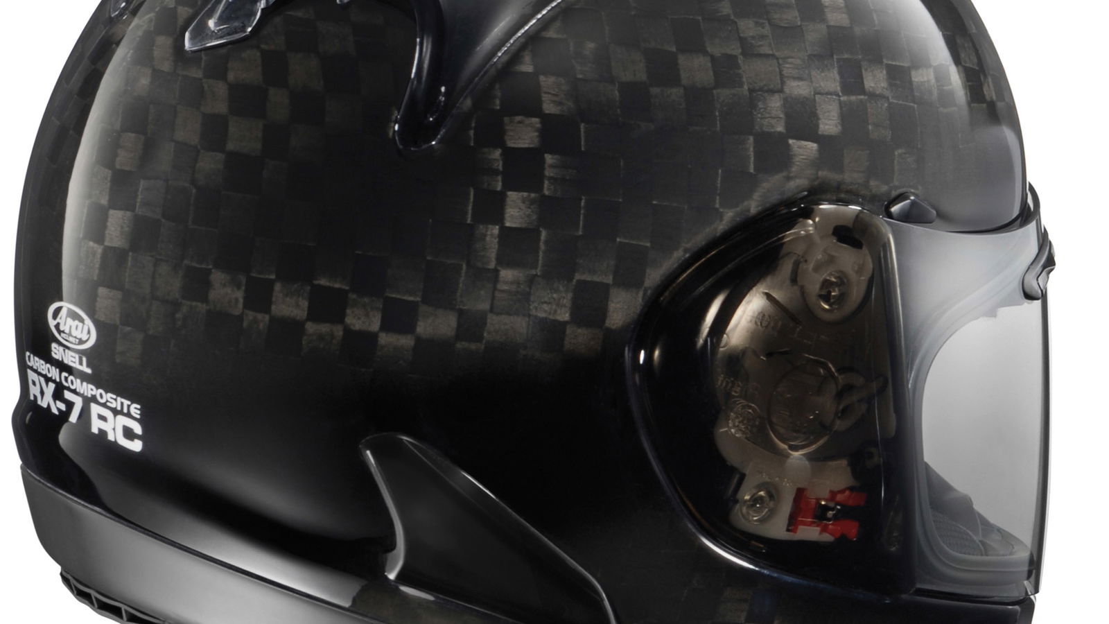 A carbon fibre Arai RX-7 RC. Suits you..
