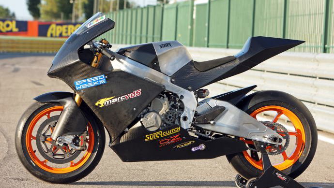 BMW-engined MotoGP bike breaks cover