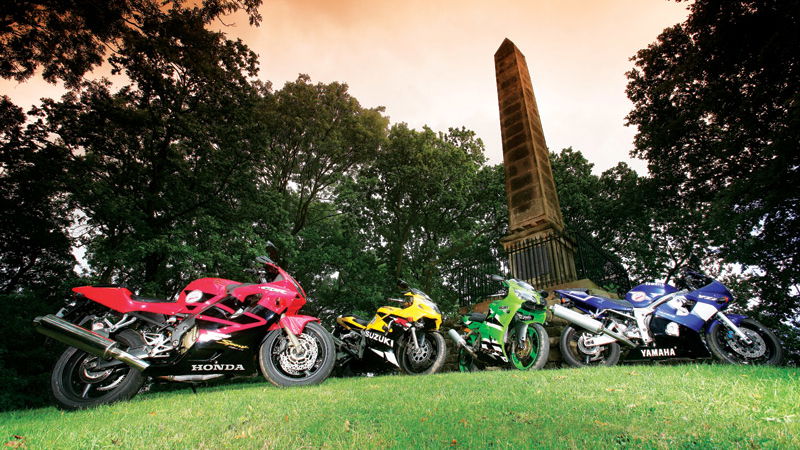 Used 600s: Kawasaki ZX-636R, Honda CBR600FS, Yamaha R6, Suzuki GSX-R600