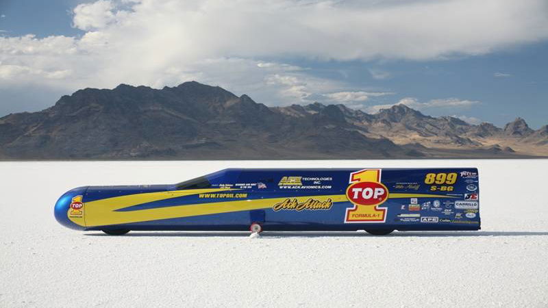 Ack Attack sets 376mph unofficial record