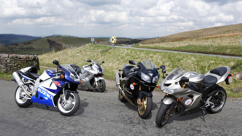 Insurance Refugees: TLR, VFR800, ZX-12R & ZX-10R