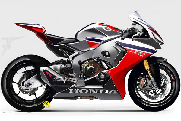 2017 Honda Fireblade design sketch