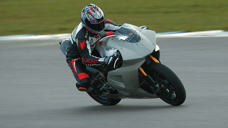 Mackenzie rides the WCM MotoGP entry