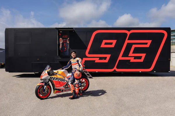 Marc Marquez and his MotoGP Motorhome