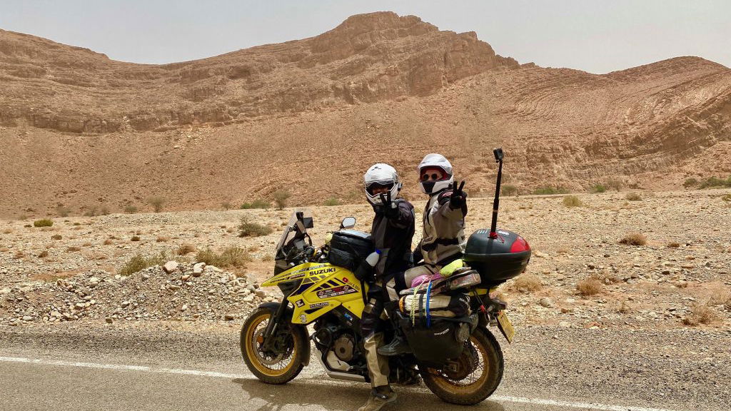 Suzuki V-Strom 1050XT Sets Record for Epic Round-the-World Trip