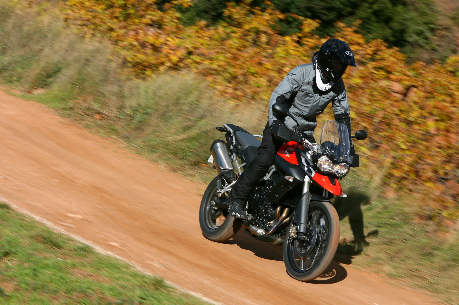 Triumph Tiger 800XC 6th gear roll-on