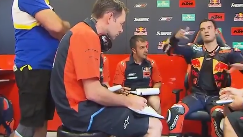 Dani Pedrosa describes a lap on the KTM MotoGP RC16
