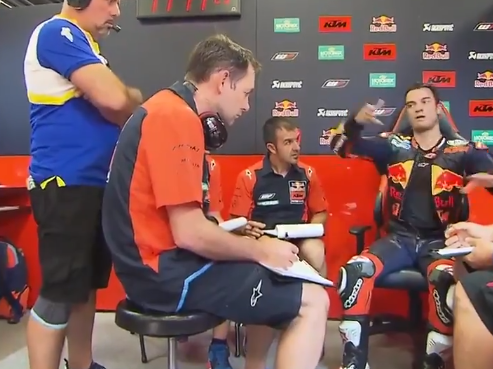 Dani Pedrosa describes a lap on the KTM MotoGP RC16