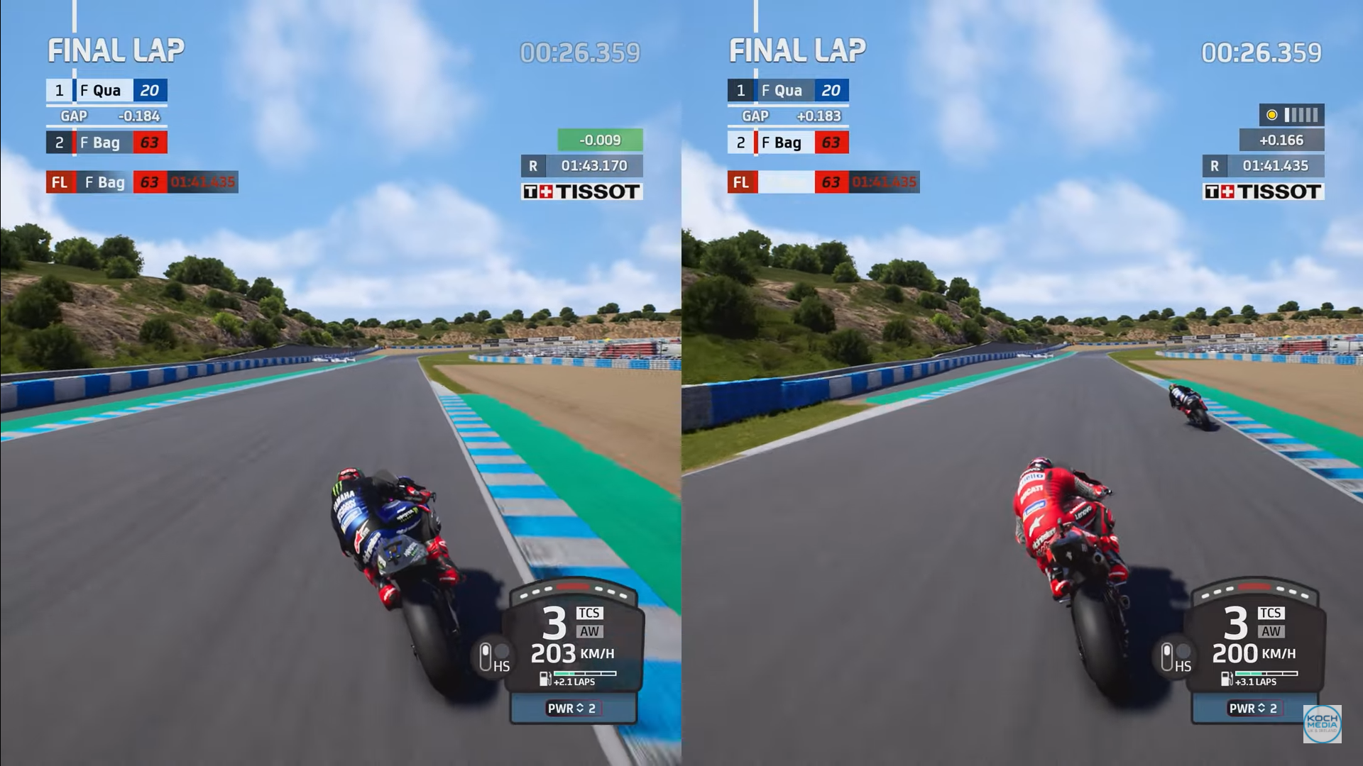 MotoGP 22 game looks like fun in split-screen multiplayer footage