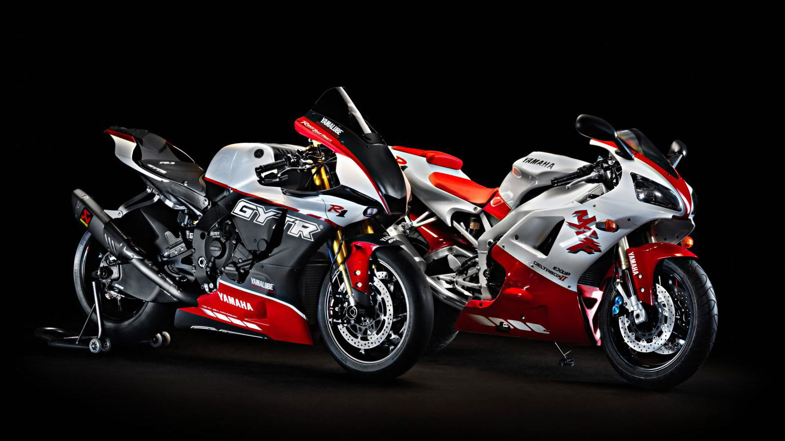 The Yamaha R1 sports motorcycle