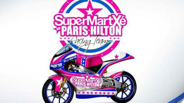 Paris Hilton's GP team livery revealed
