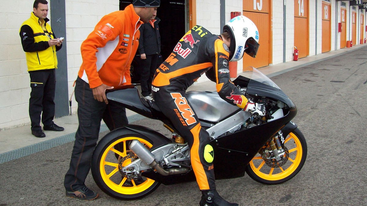 KTM testing Moto3 entry