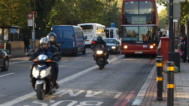 Ealing scraps motorcycles in bus lanes
