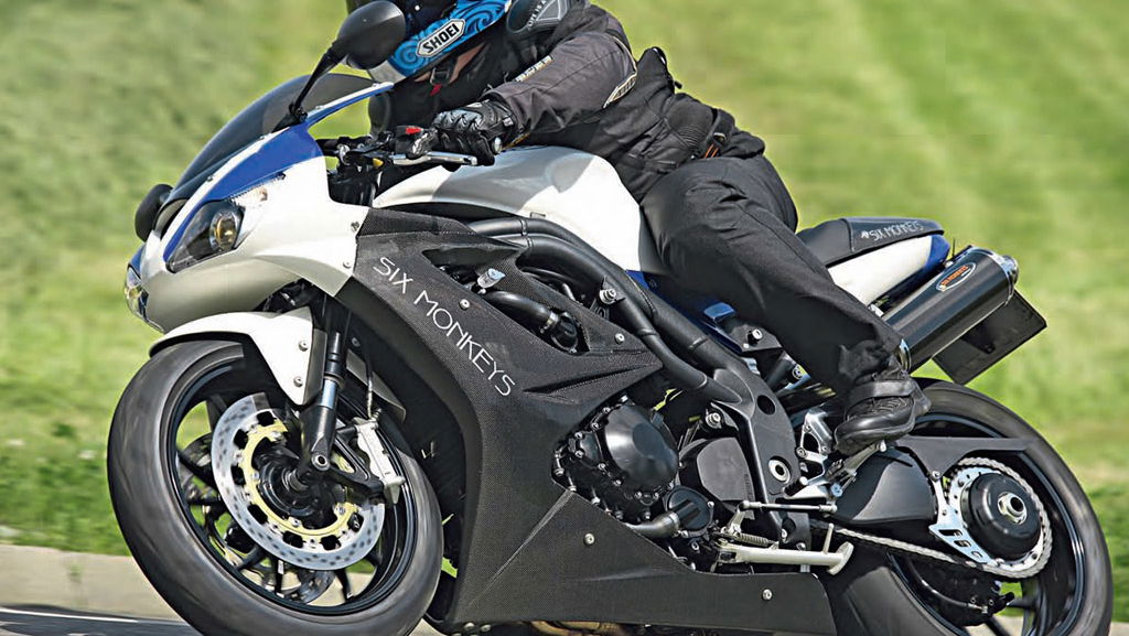 First Look: Six Monkeys Triumph Daytona 1050 