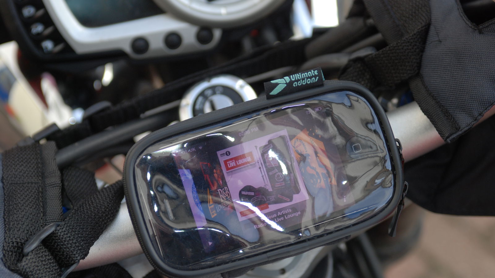 Ultimate Addons iPhone motorcycle mount - review