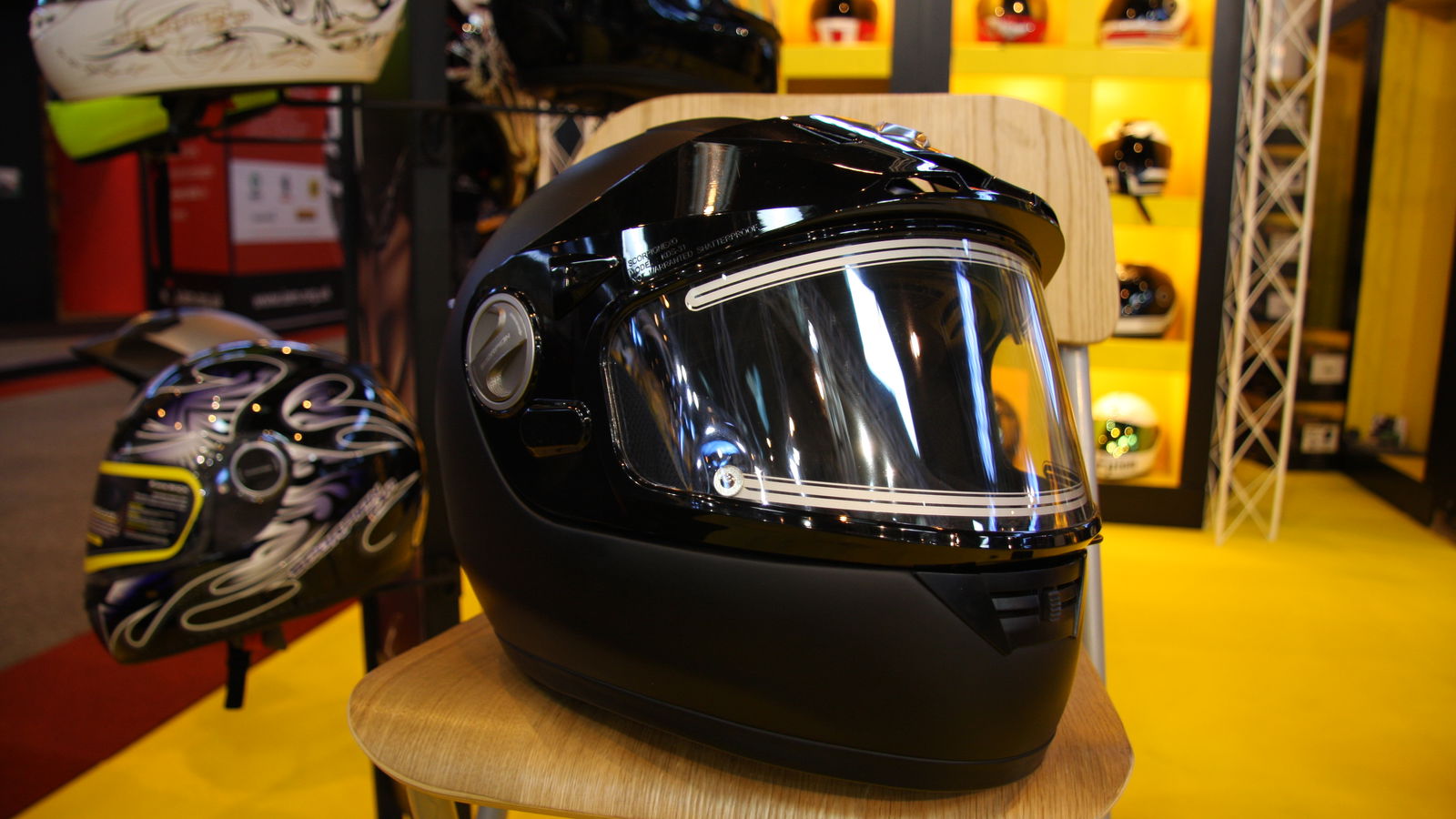 New: Scorpion heated visor