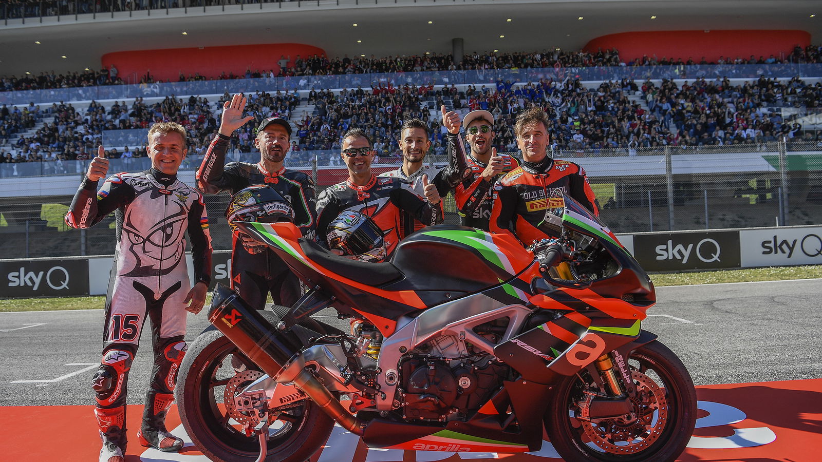 Aprilia All Stars descend on Mugello