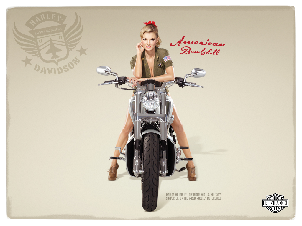 Marisa Miller - Harley-Davidson wallpapers | Visordown