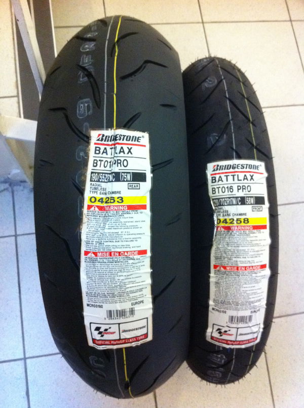 New Stuff: Bridgestone BT-016 Pro's