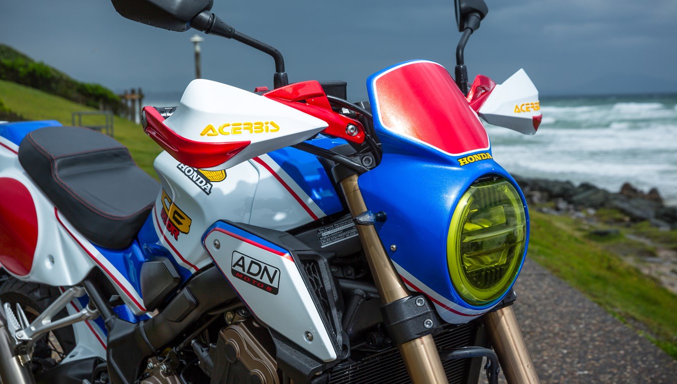 Custom Honda CB650R motorbikes go on display on dedicat
