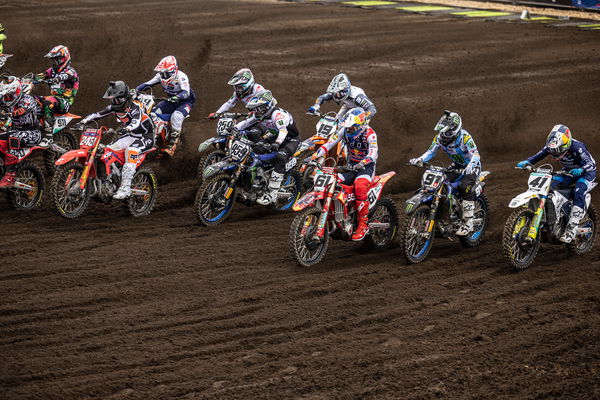 2022 MXGP of Patagonia Argentina race start. - Juan Pablo Acevedo/GasGas Media.