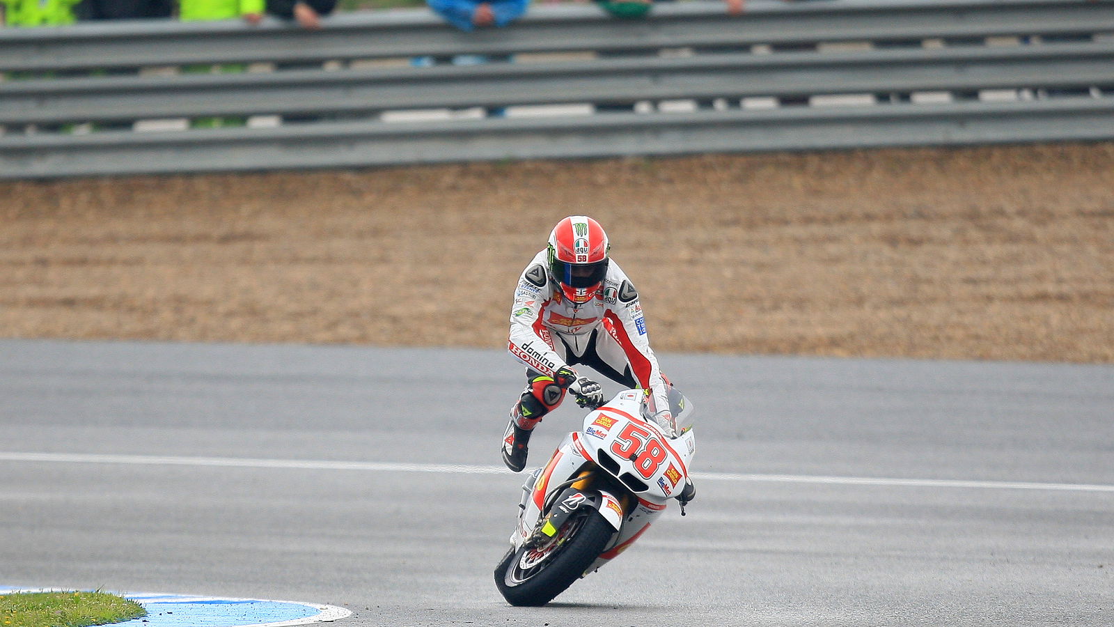 MotoGP 2011: Simoncelli Jerez crash sequence