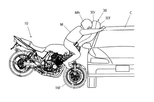 Honda developing next-generation bike airbags