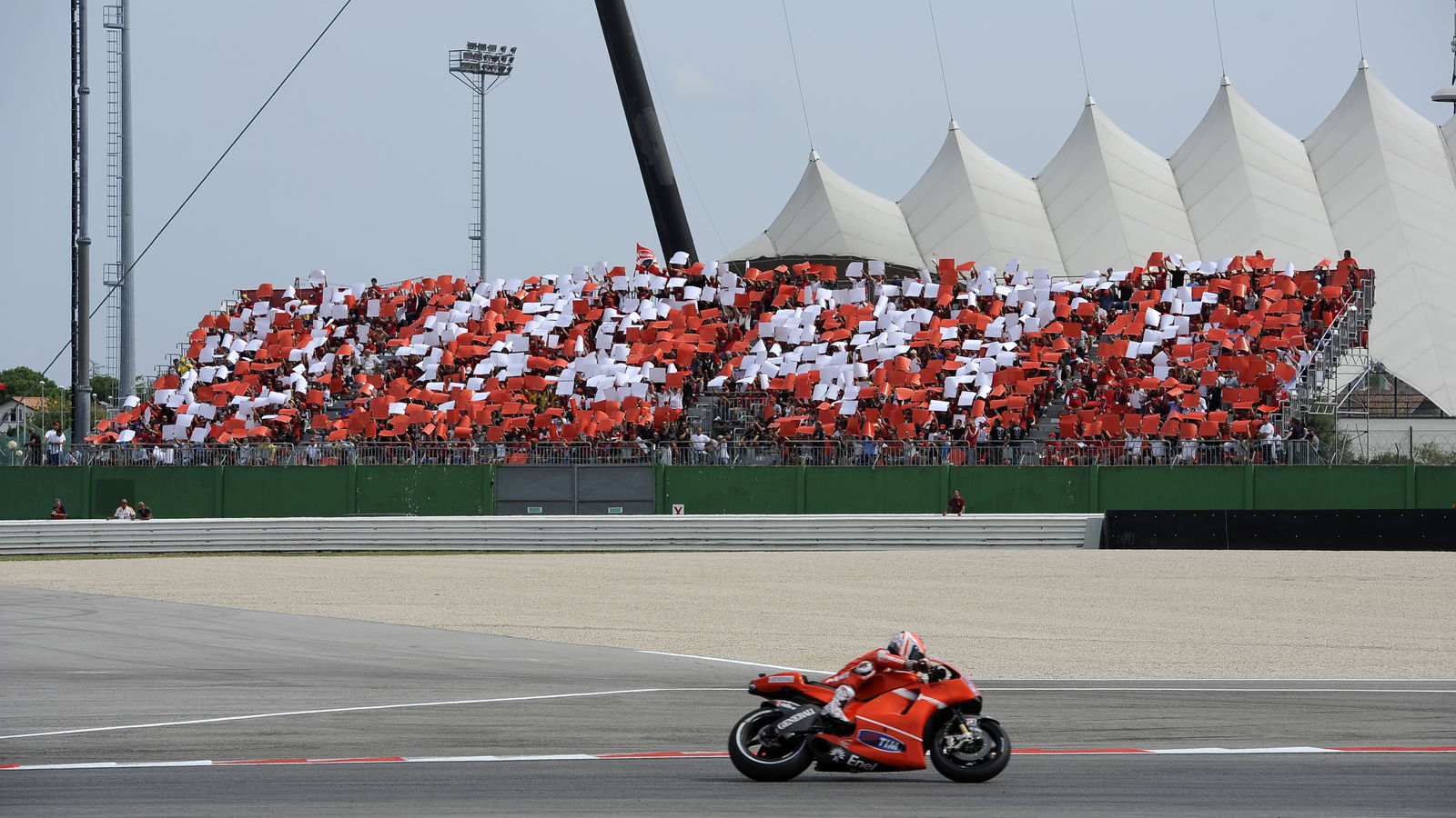 Ducati Grandstand at Silverstone MotoGP